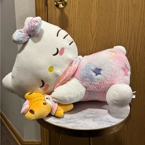 Hello Kitty Pink and White Stuffed Animal